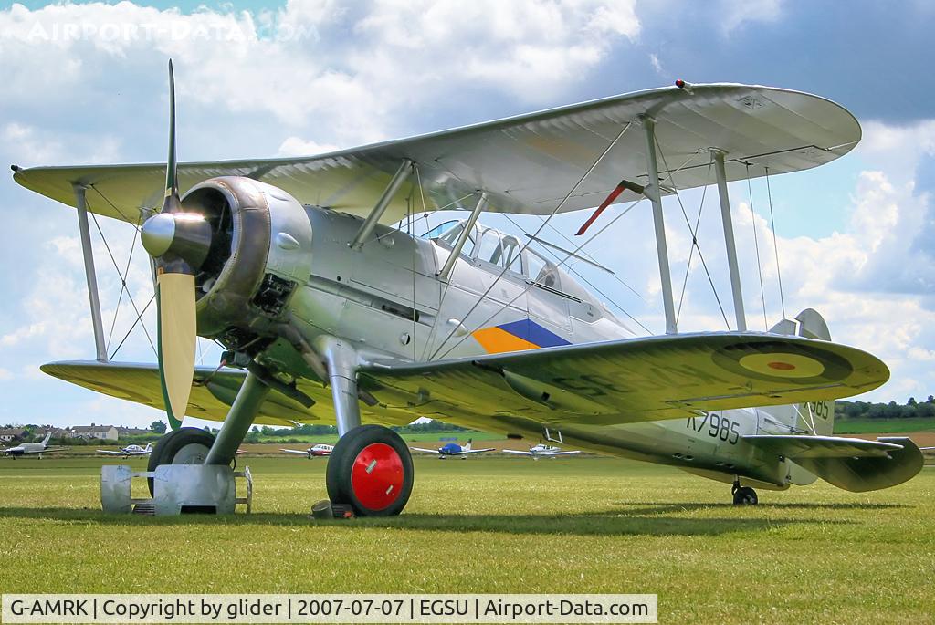 G-AMRK, 1937 Gloster Gladiator Mk1 C/N [L8032], A Shuttleworth contribution for the display