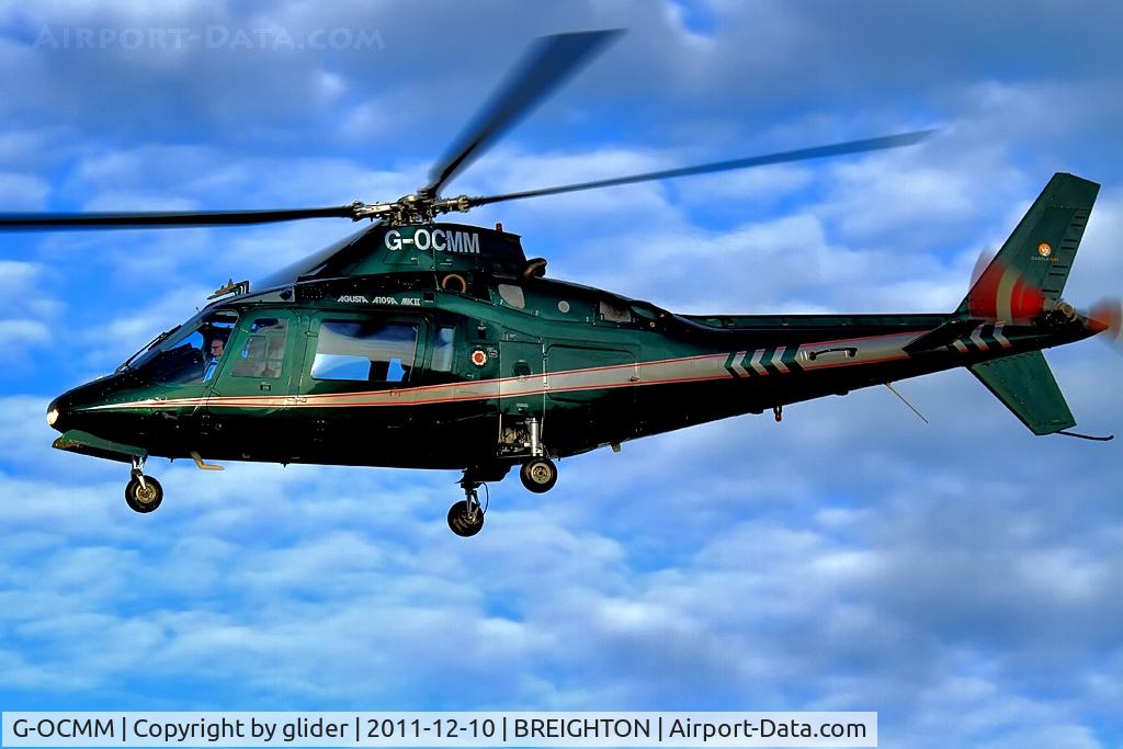 G-OCMM, 1985 Agusta A-109A-II C/N 7347, A big bird!