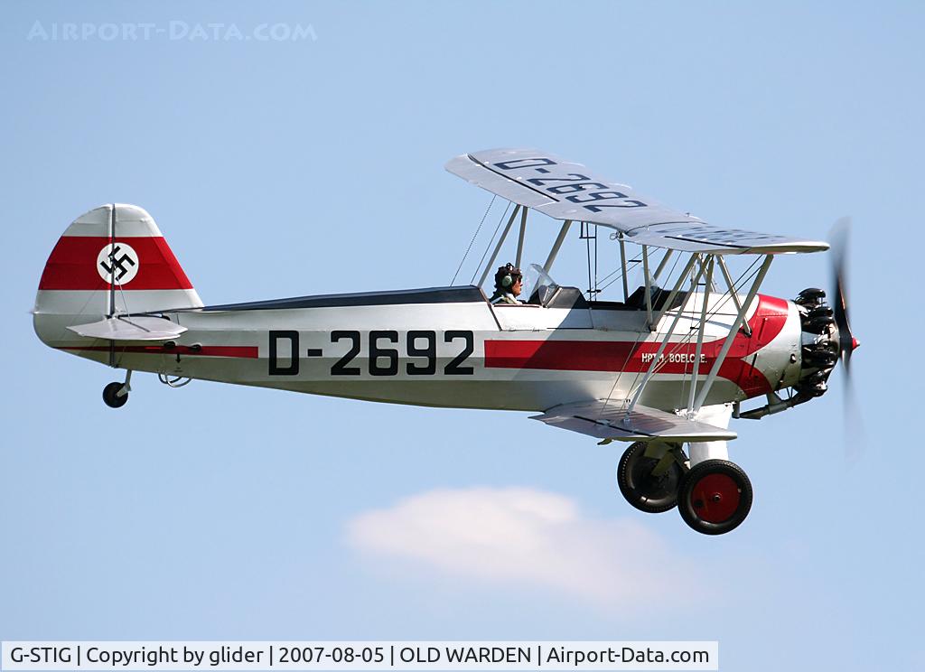 G-STIG, 1937 Focke-Wulf Fw-44J Stieglitz C/N 183, As ever beautifully maintained