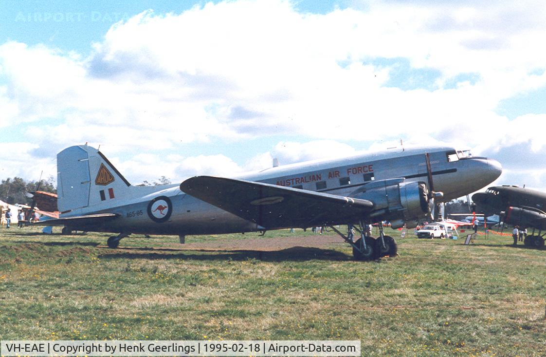 VH-EAE, 1945 Douglas C-47B Skytrain C/N 16348/33096, RAAF - ARDU , A65 95.
Skyrace Tasmania , Valleyfield.