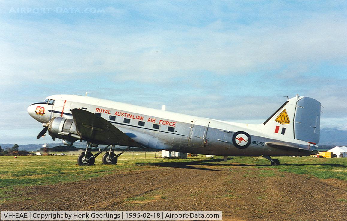 VH-EAE, 1945 Douglas C-47B Skytrain C/N 16348/33096, RAAF - ARDU , A65 95.
Skyrace Tasmania , Valleyfield.