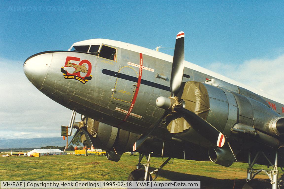 VH-EAE, 1945 Douglas C-47B Skytrain C/N 16348/33096, RAAF - ARDU , A65 95.Skyrace Tasmania , Valleyfield.