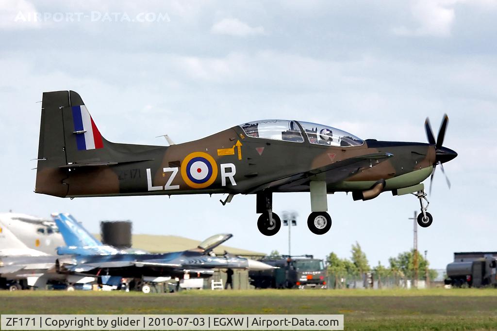 ZF171, 1989 Short S-312 Tucano T1 C/N S023/T23, Dressed up in old markings