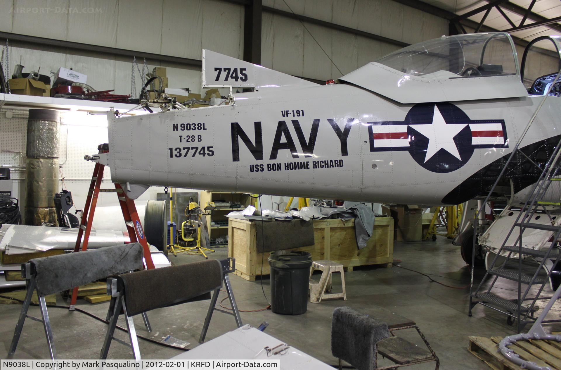 N9038L, 1954 North American T-28B Trojan C/N 200-108 (137745), North American T-28B