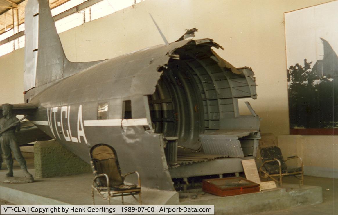VT-CLA, 1944 Douglas C-47B-20-DK C/N 15471/26916, Plane was shotdown in Indonesia when it was on a Red Cross Mission, Oct21 , 1947