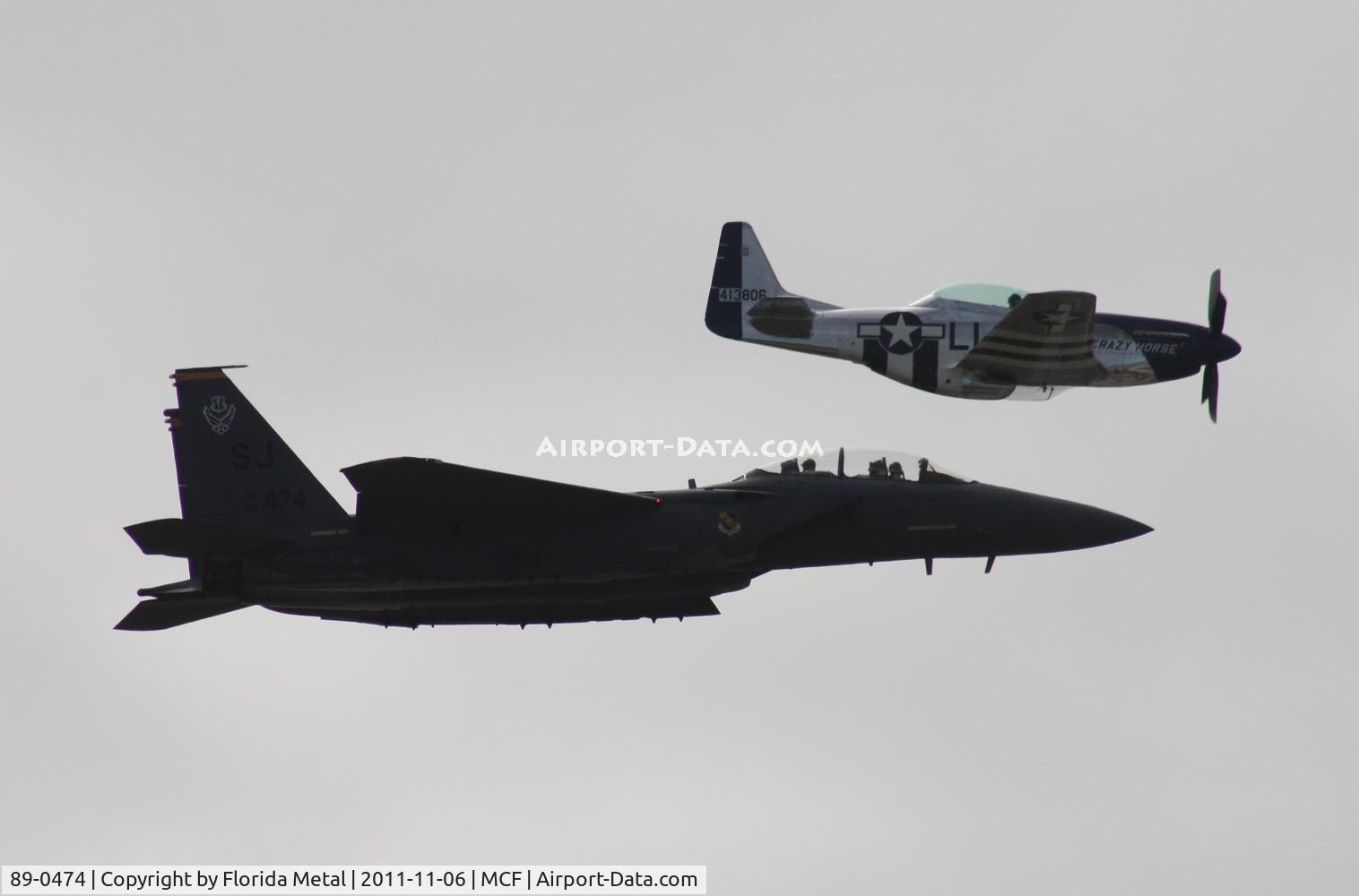89-0474, 1989 McDonnell Douglas F-15E Strike Eagle C/N 1121/E096, Heritage flight