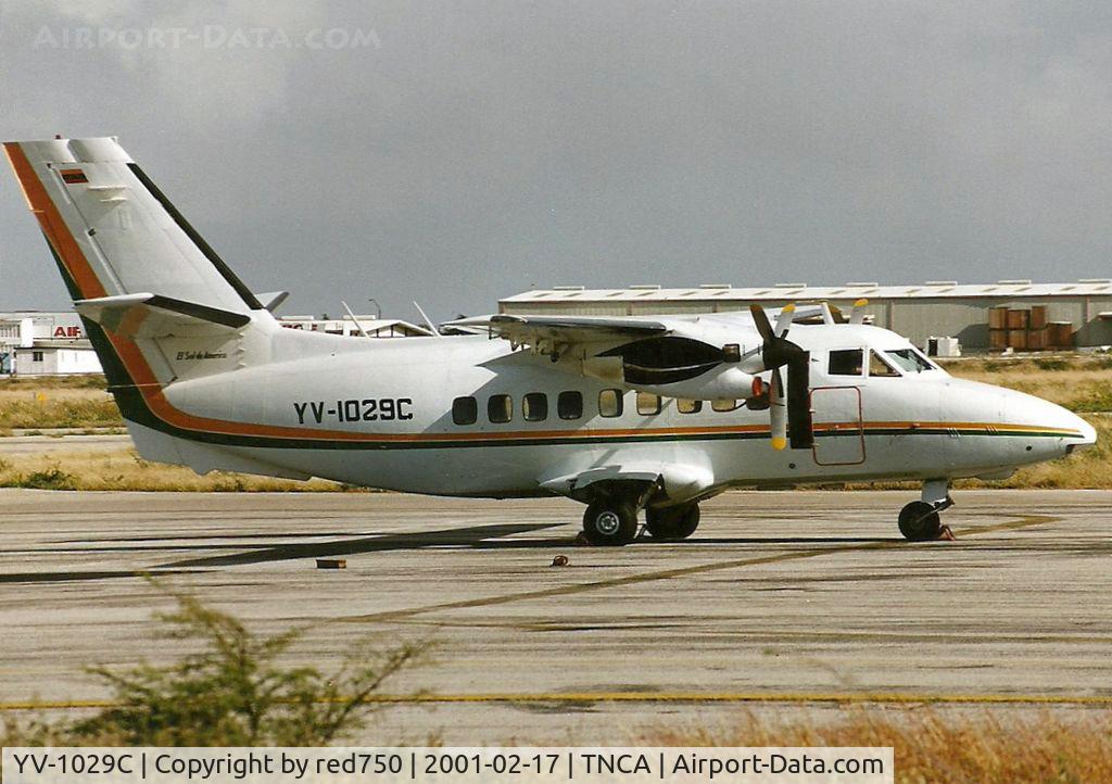 YV-1029C, Let L-410 Turbolet C/N 831027, Photograph by Edwin van Opstal with permission. Scanned from a color print.