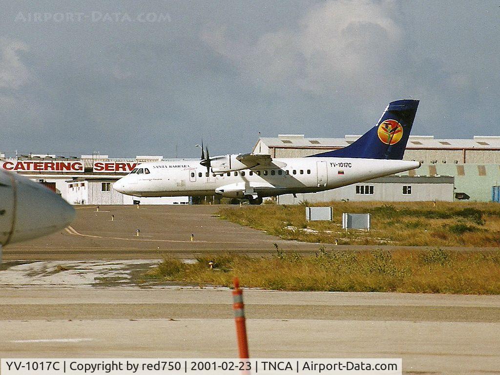 YV-1017C, 1992 ATR 42-320 C/N 300, Photograph by Edwin van Opstal with permission. Scanned from a color print.