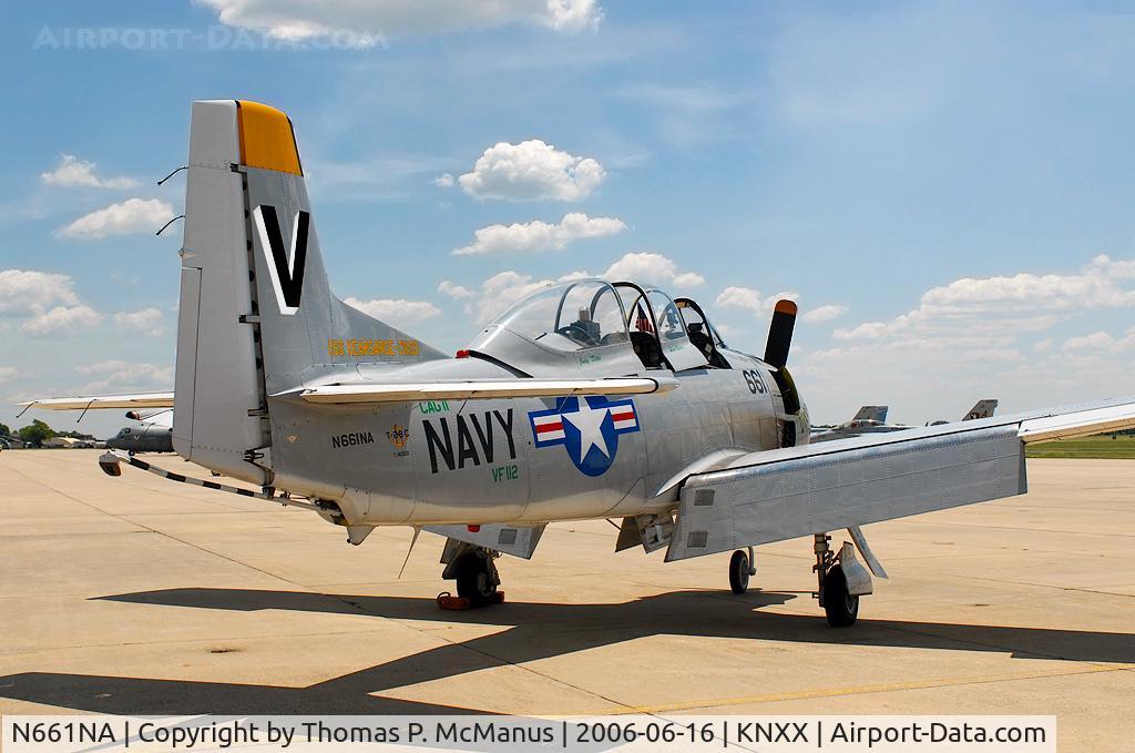 N661NA, 1957 North American T-28C Trojan Trojan C/N 226-238 (140661), On Display at NAS Willow Grove, PA