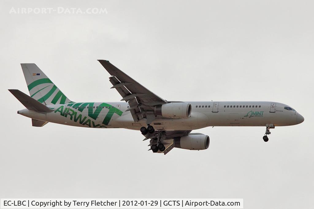 EC-LBC, 1996 Boeing 757-28A C/N 26276, Mint Airways 1996 Boeing 757-28A, c/n: 26276