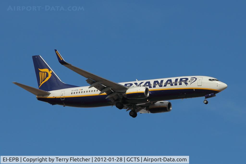 EI-EPB, 2011 Boeing 737-8AS C/N 34986, Ryanair 2011 Boeing 737-8AS(WL), c/n: 34986