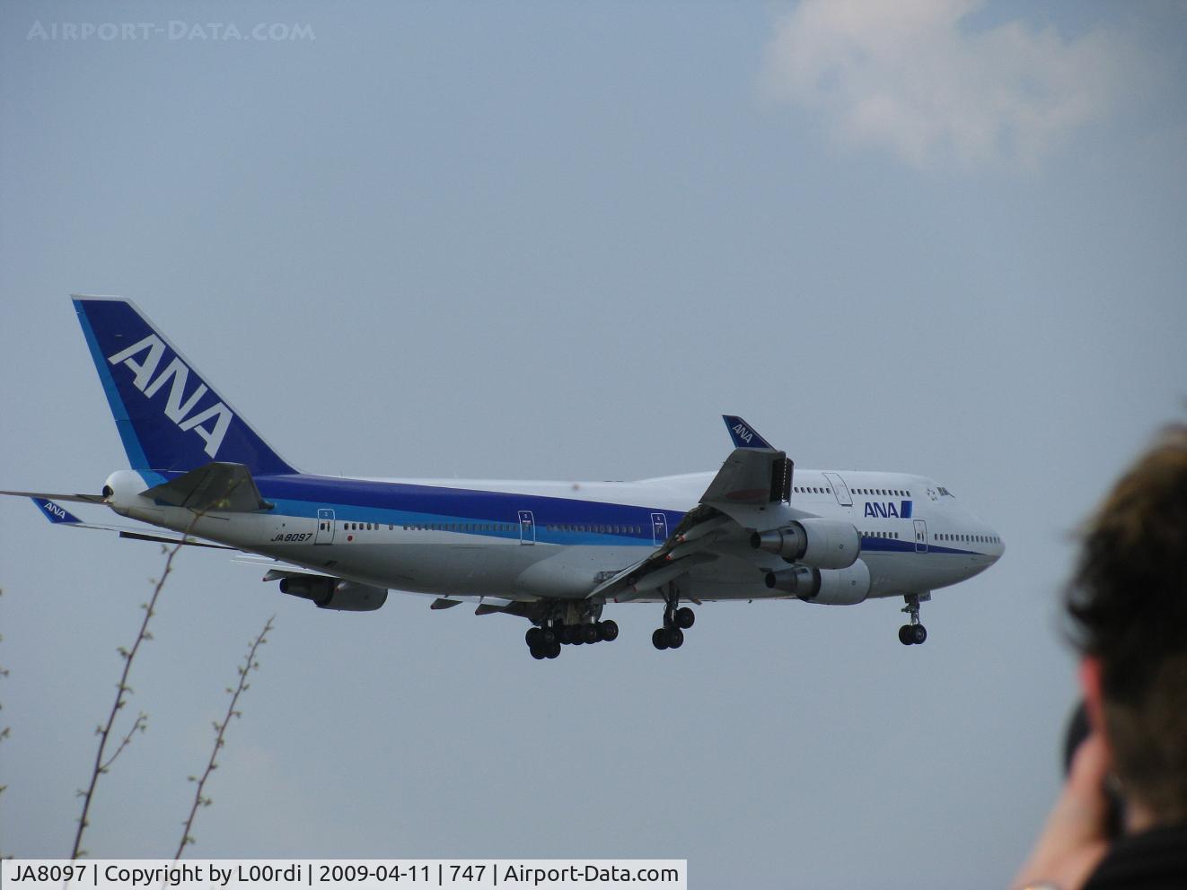 JA8097, 1991 Boeing 747-481 C/N 25135, 774 ANA