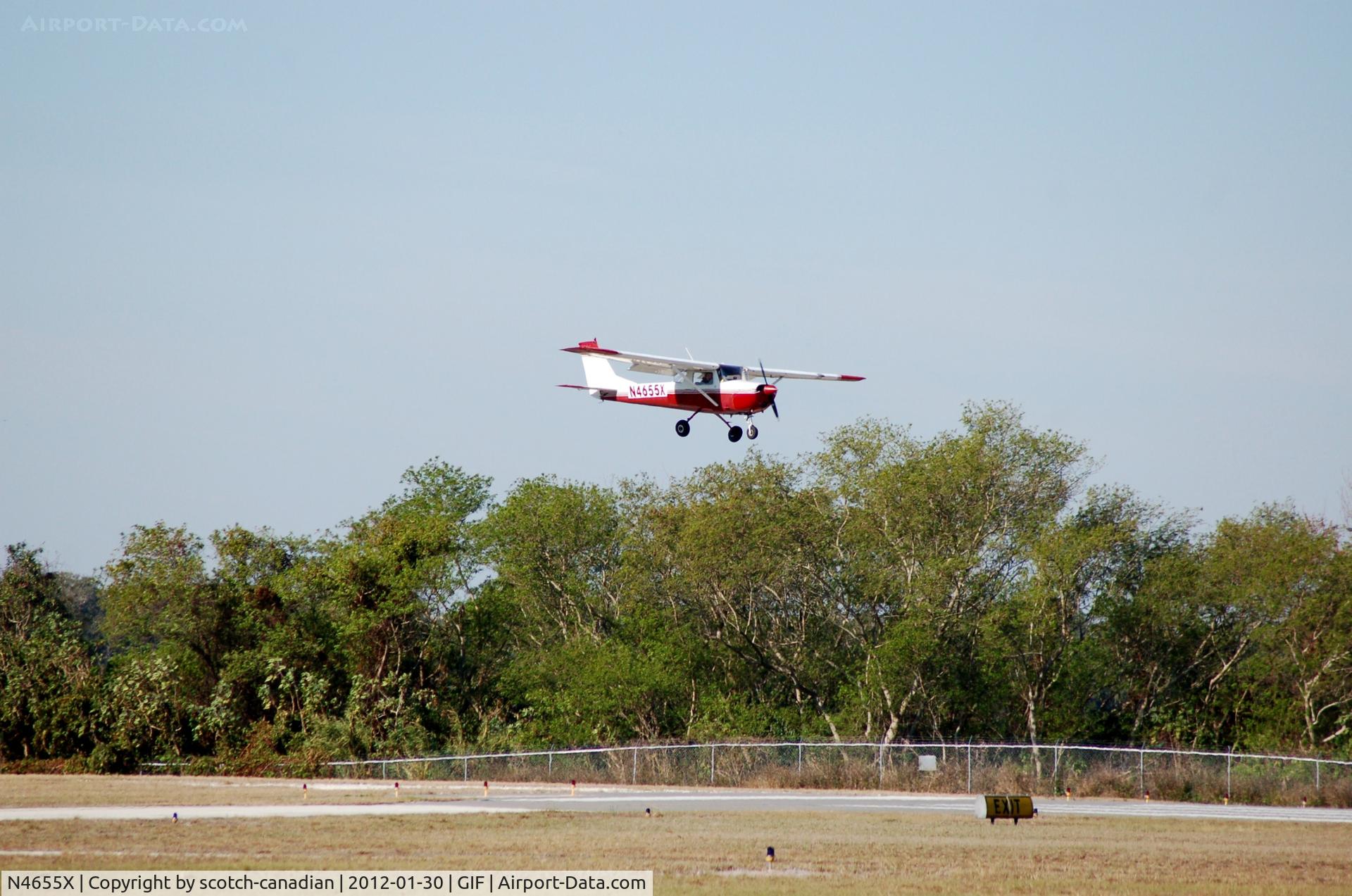 N4655X, 1966 Cessna 150G C/N 15064705, 1966 Cessna 150G N4655X at Gilbert Airport, Winter Haven, FL