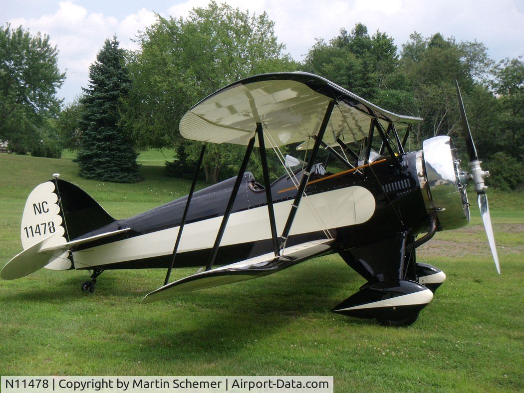 N11478, 1932 Waco QCF C/N 3559, Aircraft restored to it's original factory paint scheme.