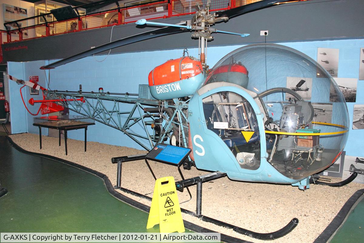 G-AXKS, 1969 Westland AB-47G-4A C/N WA723, 1969 Westland AB-47G-4A, c/n: WA723 preserved at Army Flying Museum , Middle Wallop