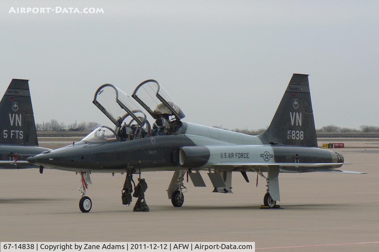 67-14838, 1967 Northrop T-38A Talon C/N T.6033, At Alliance Airport - Fort Worth, TX