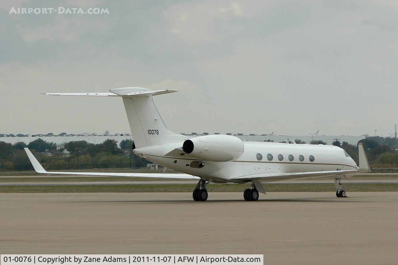 01-0076, 2001 Gulfstream Aerospace C-37A (G-V) C/N 645, At Alliance Airport - Fort Worth, TX