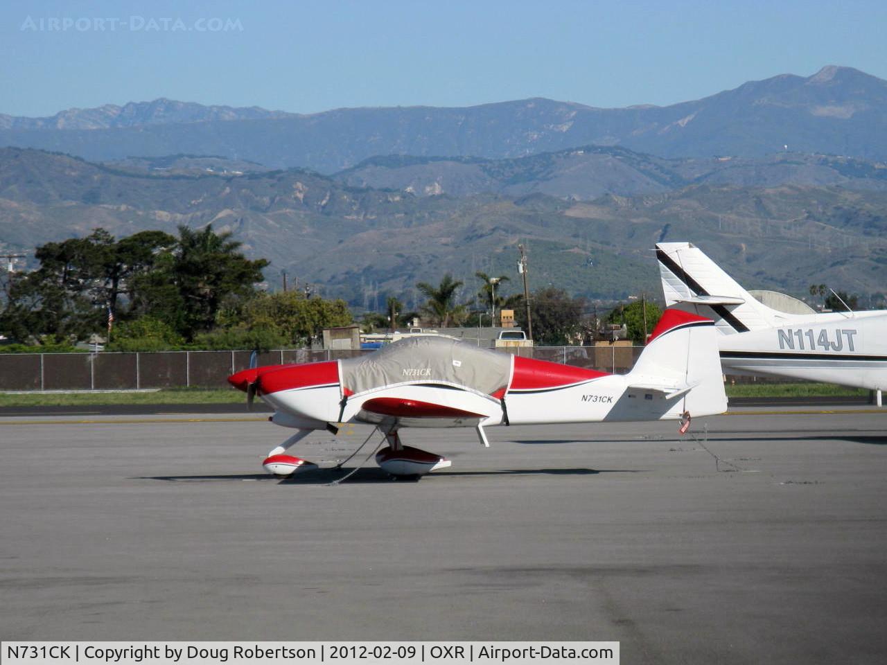 N731CK, Vans RV-6A C/N 23559, Hand VAN's RV-6A