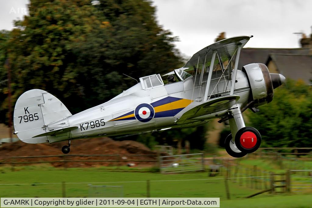 G-AMRK, 1937 Gloster Gladiator Mk1 C/N [L8032], Nice to see most of the programme getting away after a disastrous start weatherwise!!!