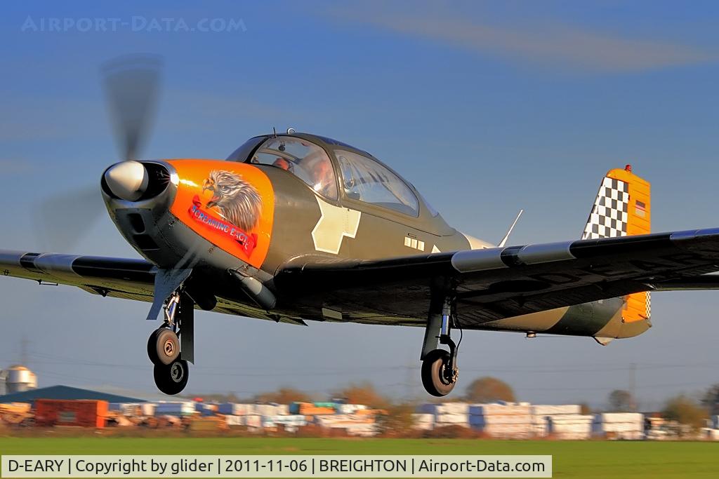 D-EARY, 1959 Piaggio P-149D C/N 057, Love the logo!