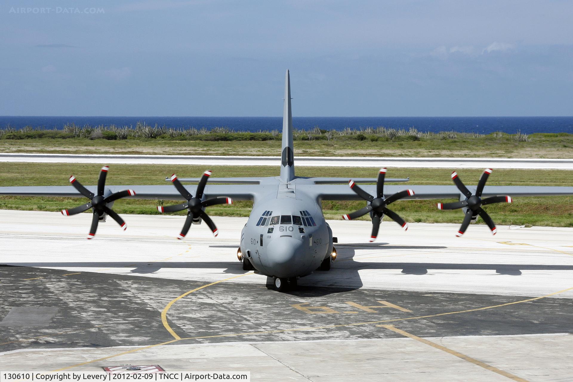 130610, Lockheed Martin CC-130J-30 Hercules C/N 382-5664, Head on!! Parking at spot 9.