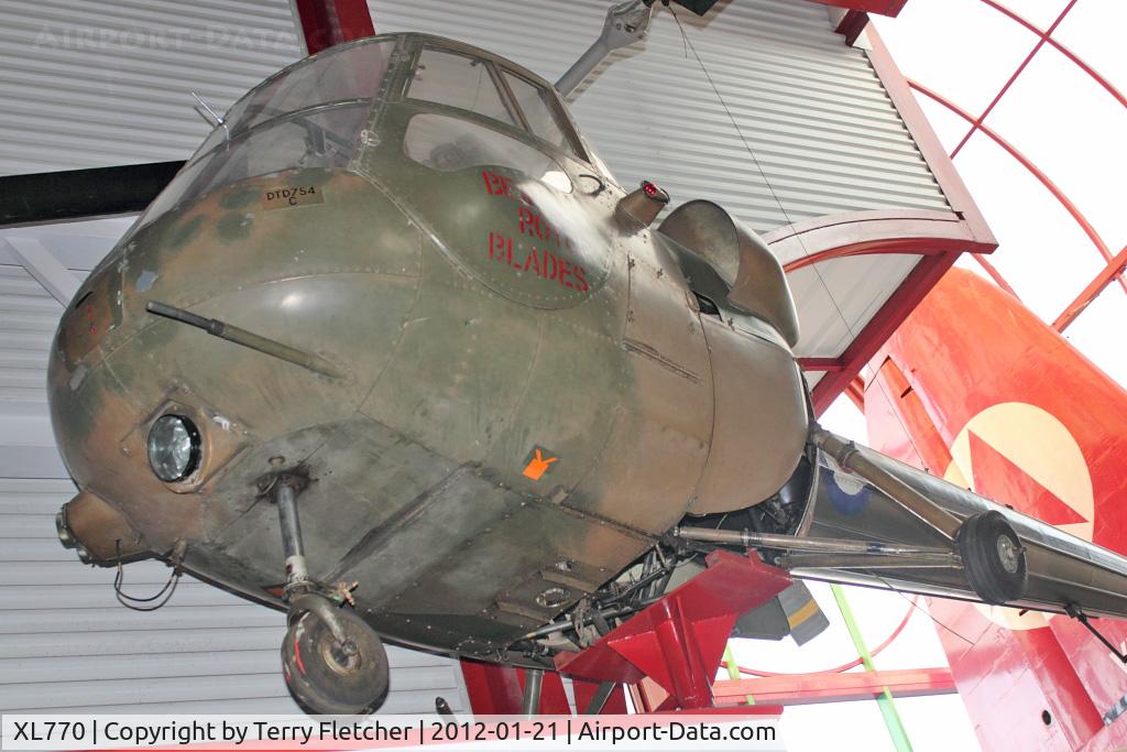 XL770, 1958 Saunders-Roe Skeeter AOP.12 C/N S2/5086, 1958 Saunders-Roe Skeeter AOP.12, c/n: S2/5086 at Solent Sky Museum , Southampton