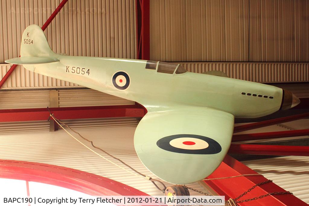 BAPC190, Supermarine Spitfire Replica C/N BAPC.190, Half scale Spitfire replica at Solent Sky Museum , Southampton