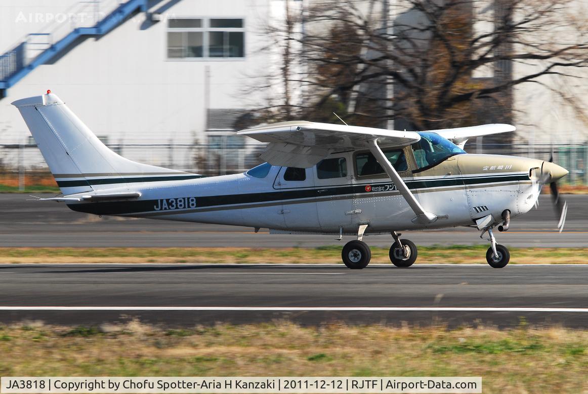 JA3818, 1979 Cessna TU206G Turbo Stationair Turbo Stationair C/N U20604670, NikonD200+TAMRON AF 200-500mm F/5-6.3 LD IF