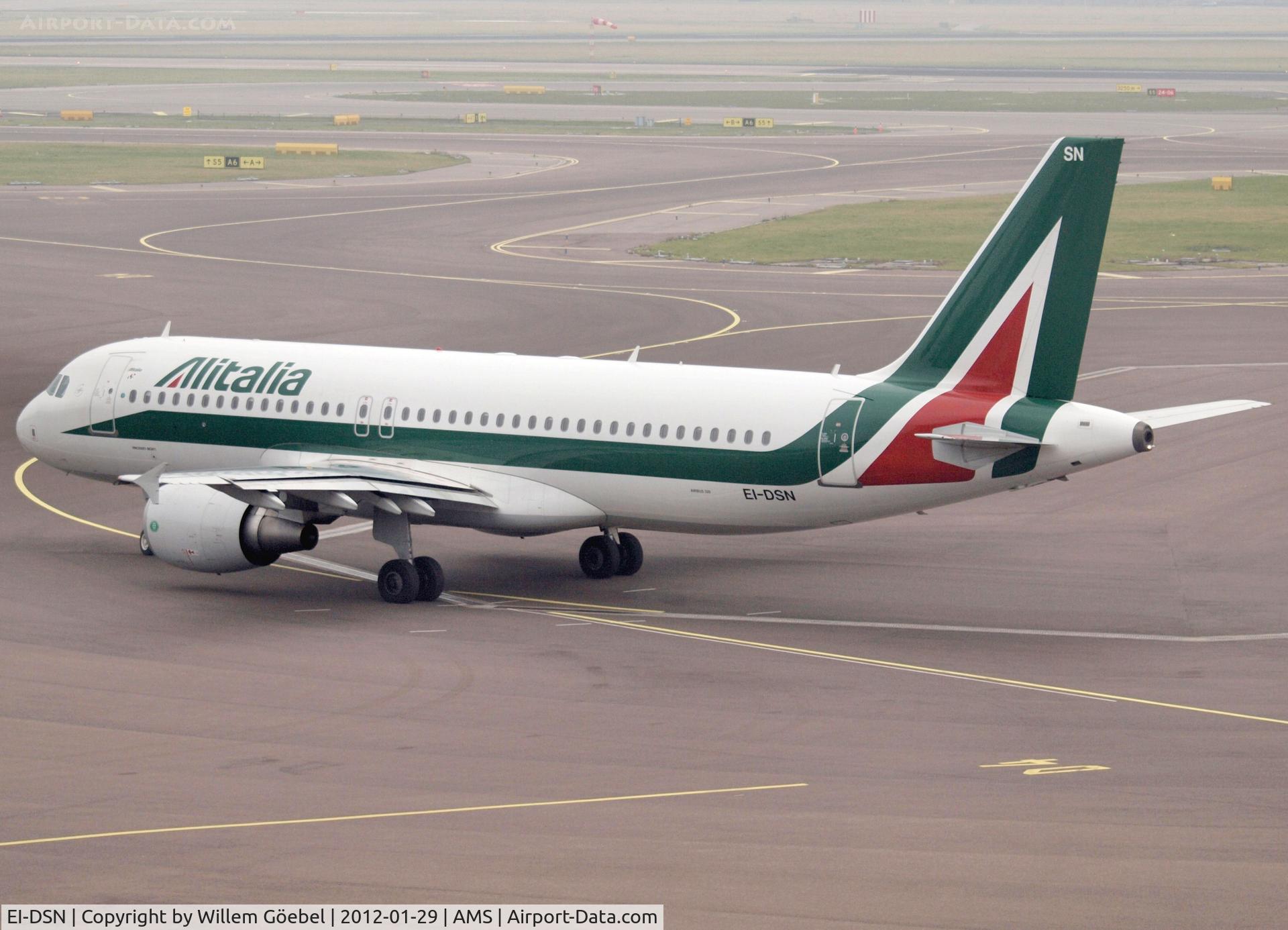 EI-DSN, 2008 Airbus A320-216 C/N 3412, Taxi to the runway of Schiphol Airport