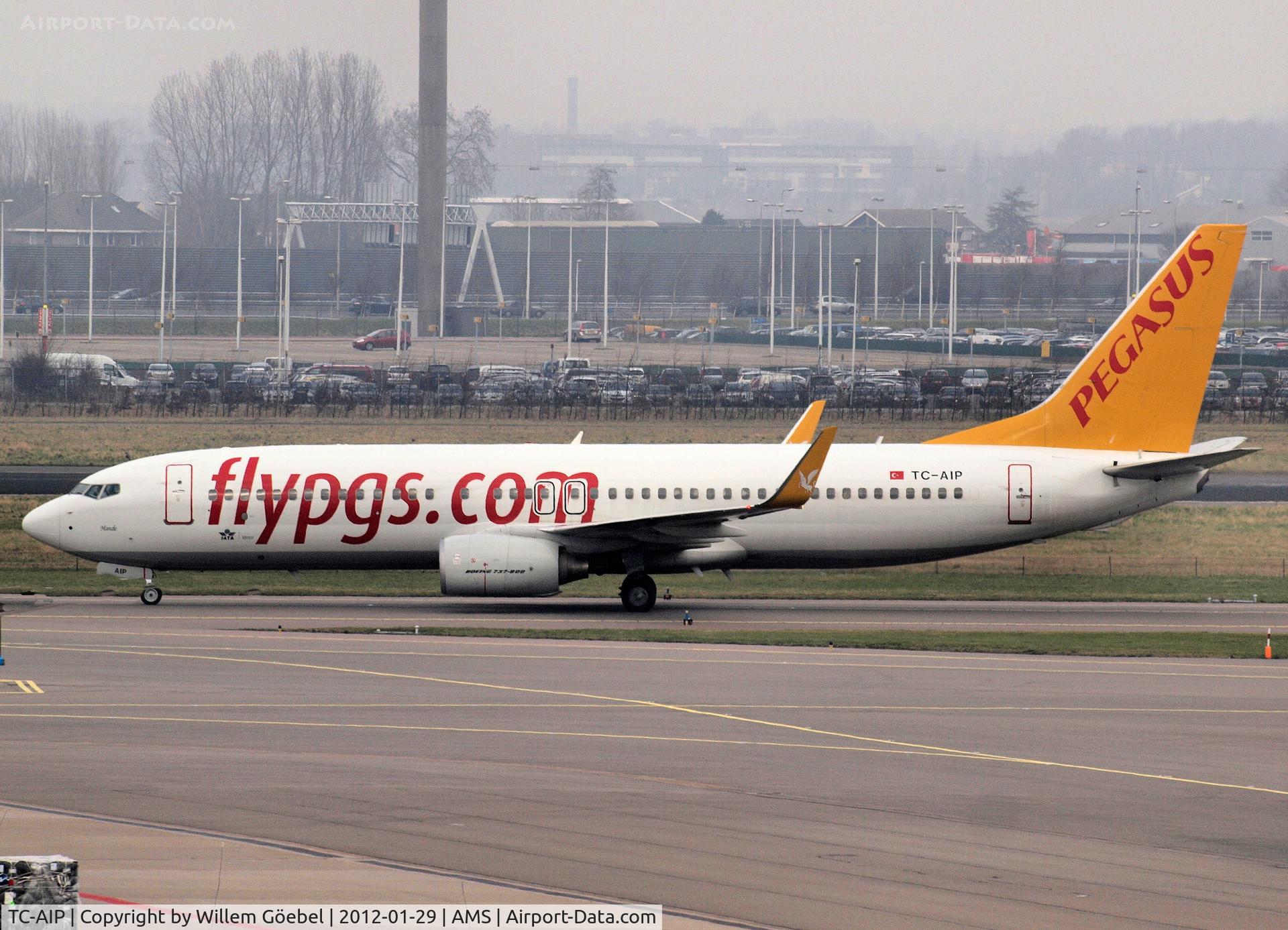 TC-AIP, 2011 Boeing 737-82R C/N 40877, Taxi to the runway of Schiphol Airport