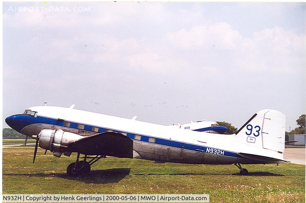 N932H, Douglas DC-3C C/N 34368, Miami Valley Aviation - MVA