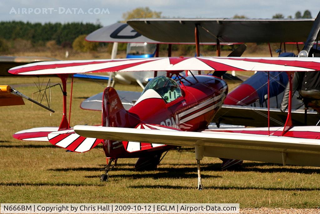 N666BM, 1991 Aviat Pitts S-1T Special C/N 1057, Pitts Special at White Waltham