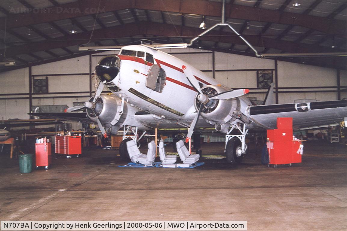 N707BA, 1945 Douglas DC3C-S1C3G (C-47B) C/N 16298 (44-76714), Miami Valley Aviation - MVA