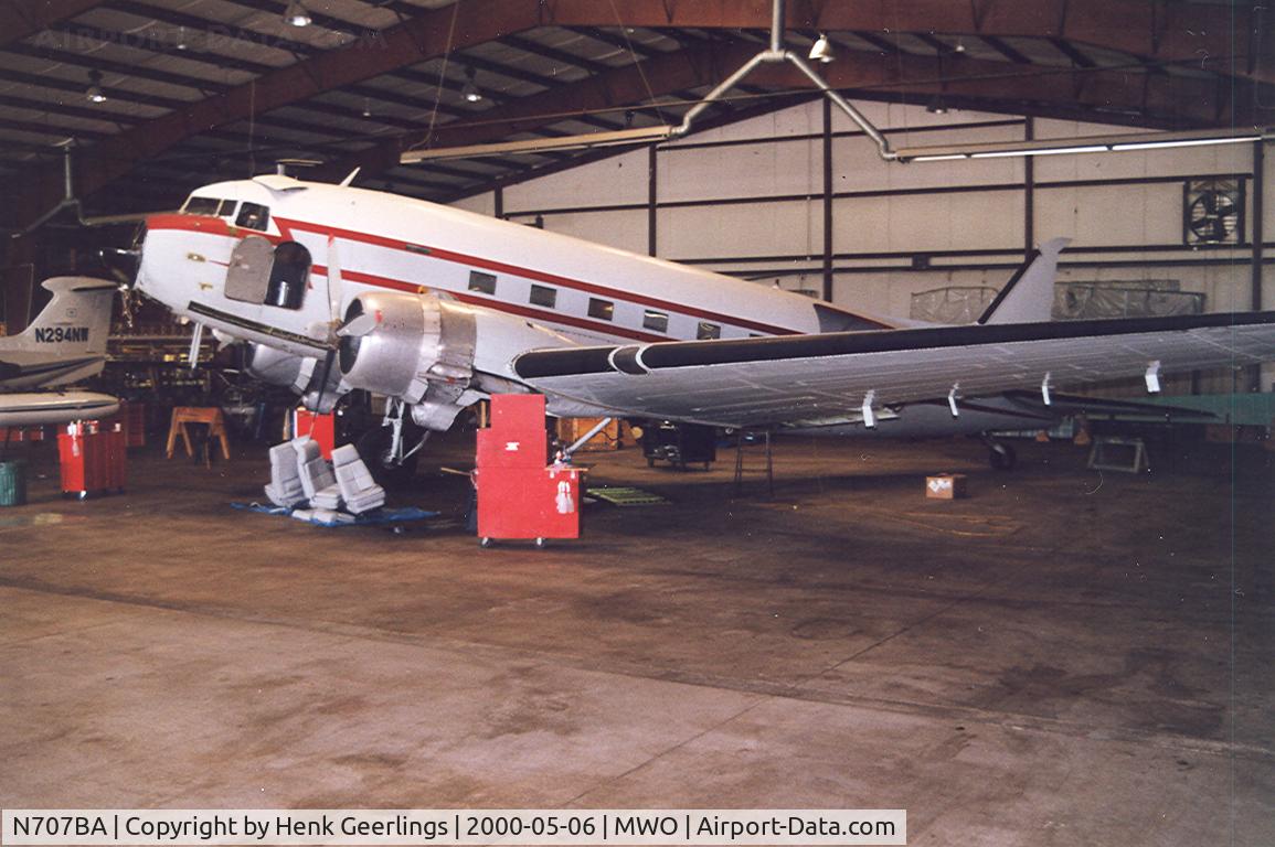 N707BA, 1945 Douglas DC3C-S1C3G (C-47B) C/N 16298 (44-76714), Miami Valley Aviation - MVA