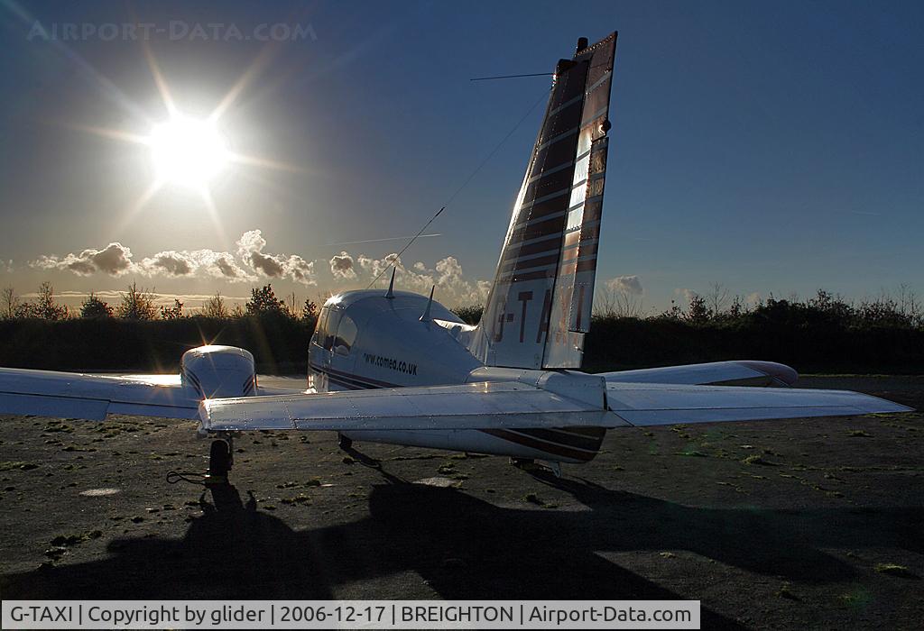 G-TAXI, 1973 Piper PA-23-250 Aztec E C/N 27-7305085, Long term parking lot for this a/c