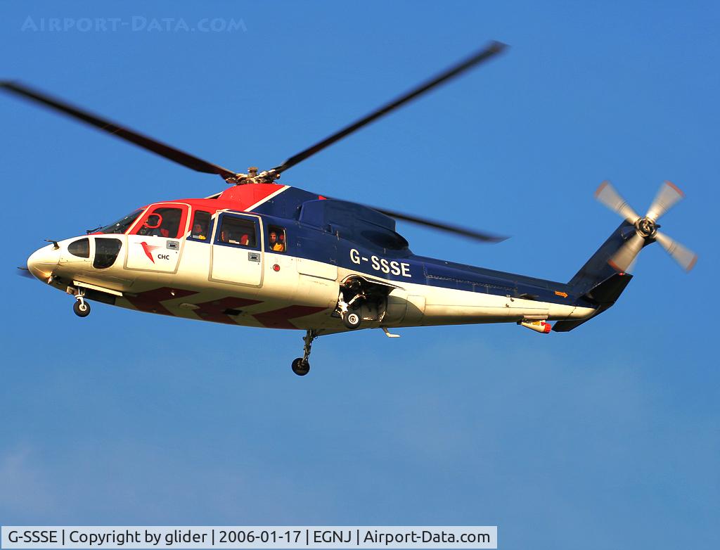 G-SSSE, 1993 Sikorsky S-76C C/N 760417, Safe return from a North Sea Gas Rig!