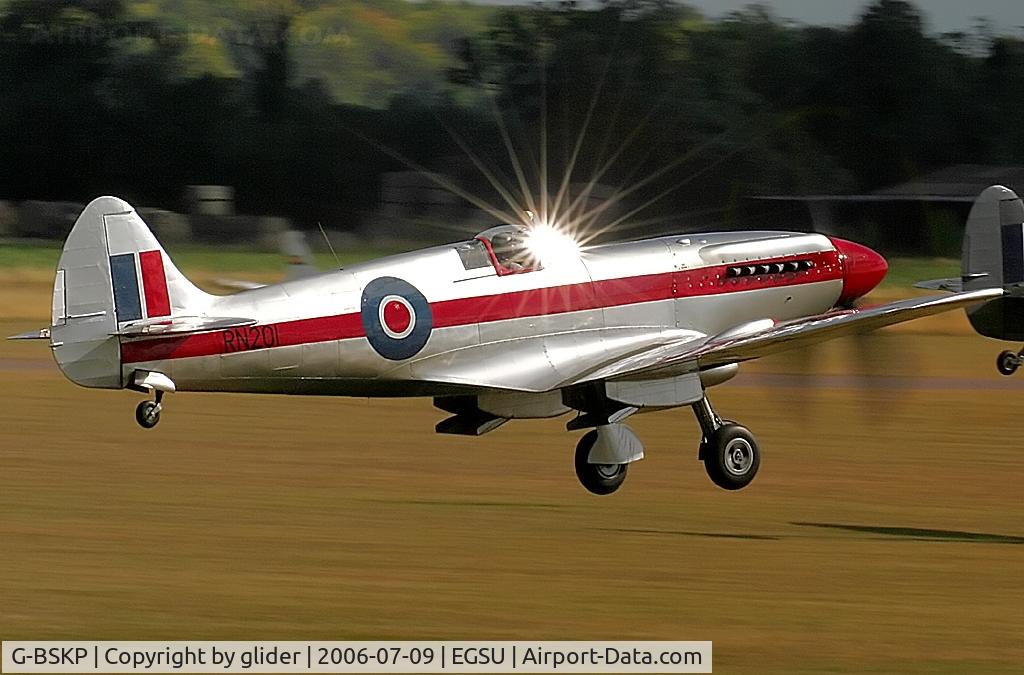 G-BSKP, 1945 Supermarine 361 Spitfire F.XIVe C/N 6S/663417, Some reflection!!
