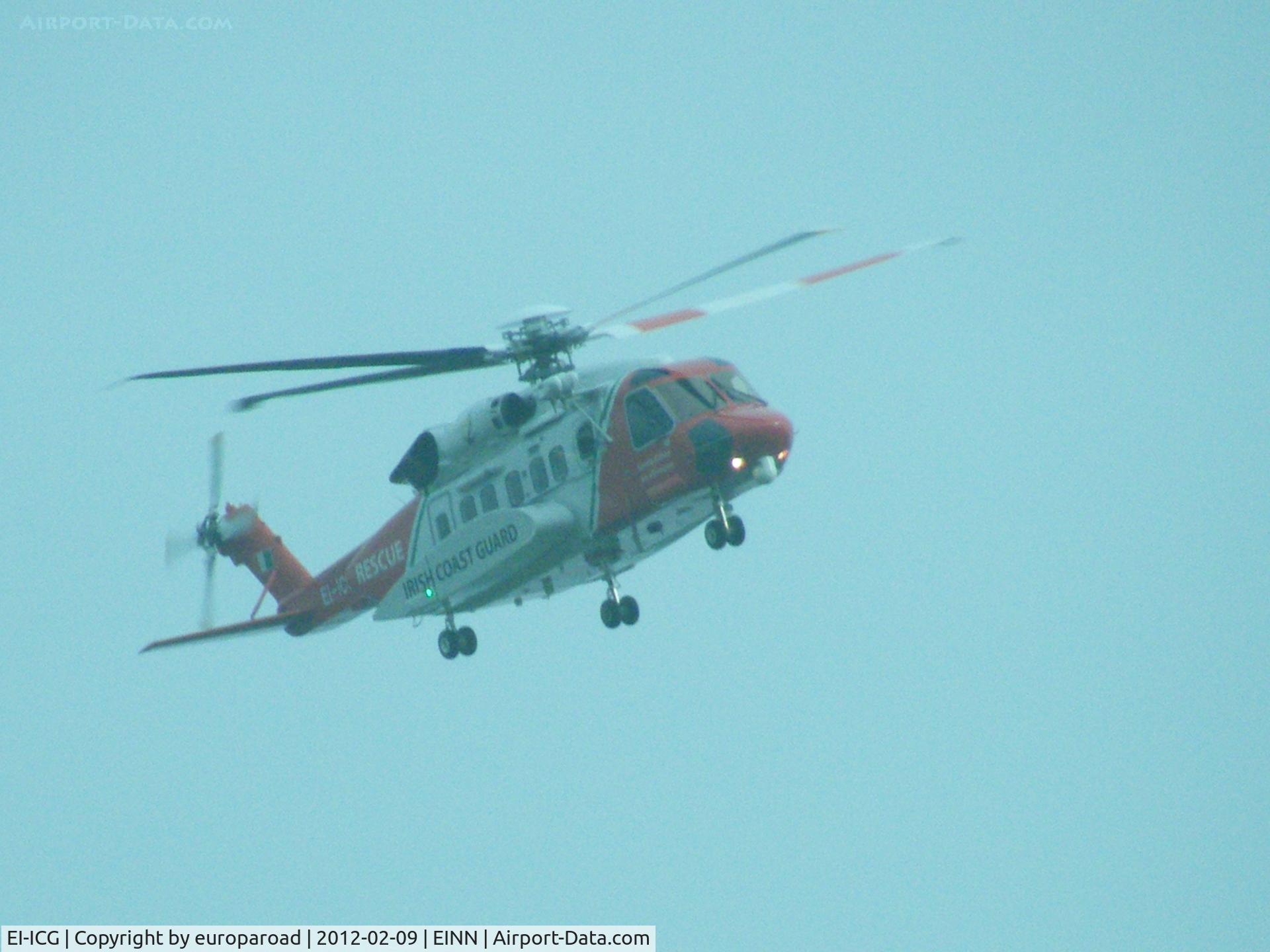 EI-ICG, 2011 Sikorsky S-92A C/N 920150, EI ICG S92A ON A FLIGHT TRAINING TEST 09-02-2012