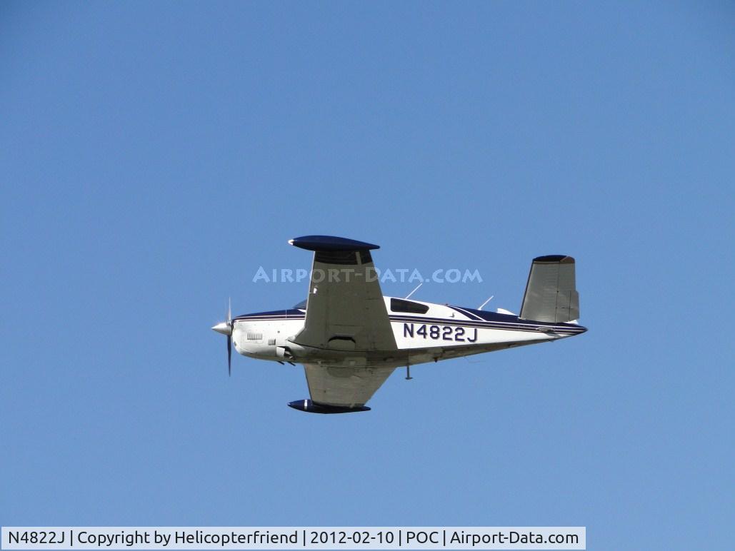 N4822J, 1966 Beech V35 Bonanza C/N D-8327, Airbourne and climbing out