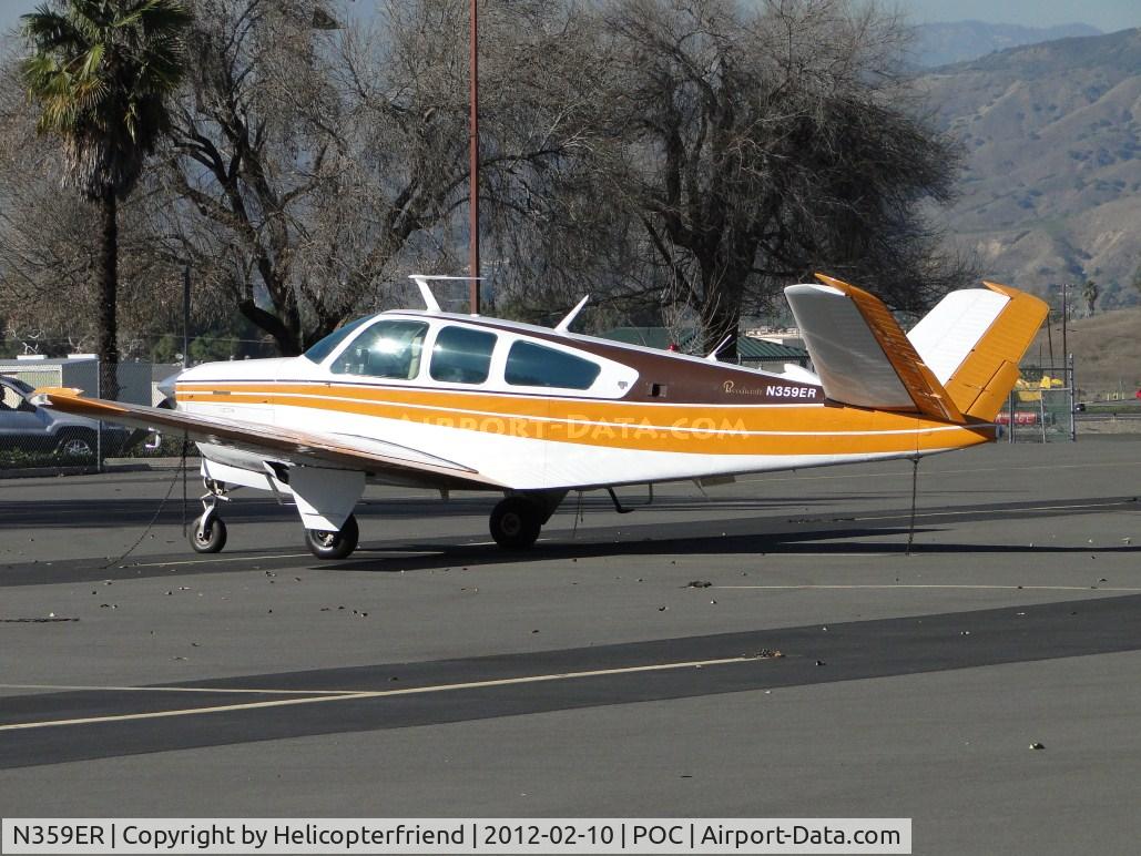 N359ER, 1978 Beech V35B Bonanza C/N D-10182, Pareked in transient parking
