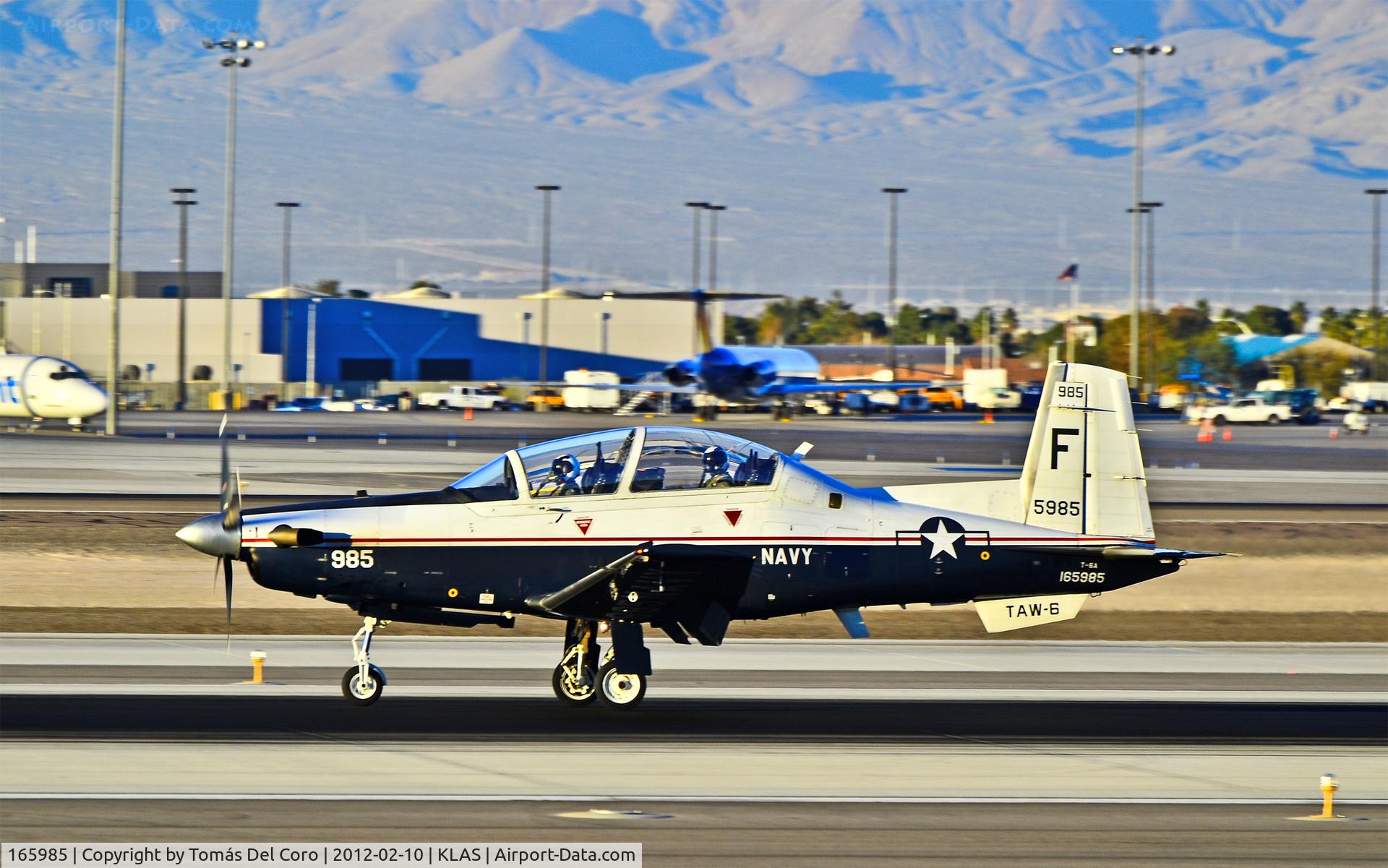 165985, 2001 Raytheon T-6A Texan II C/N PT-152, 165985 2001 Raytheon T-6A Texan II C/N PT-152 (TAW-6)

- Las Vegas - McCarran International (LAS / KLAS)
USA - Nevada, February 10, 2012
Photo: Tomás Del Coro