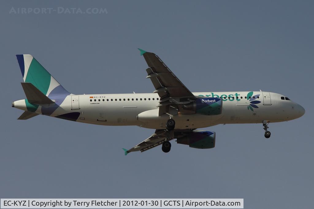 EC-KYZ, 2008 Airbus A320-214 C/N 3758, Orbest 2008 Airbus A320-214, c/n: 3758