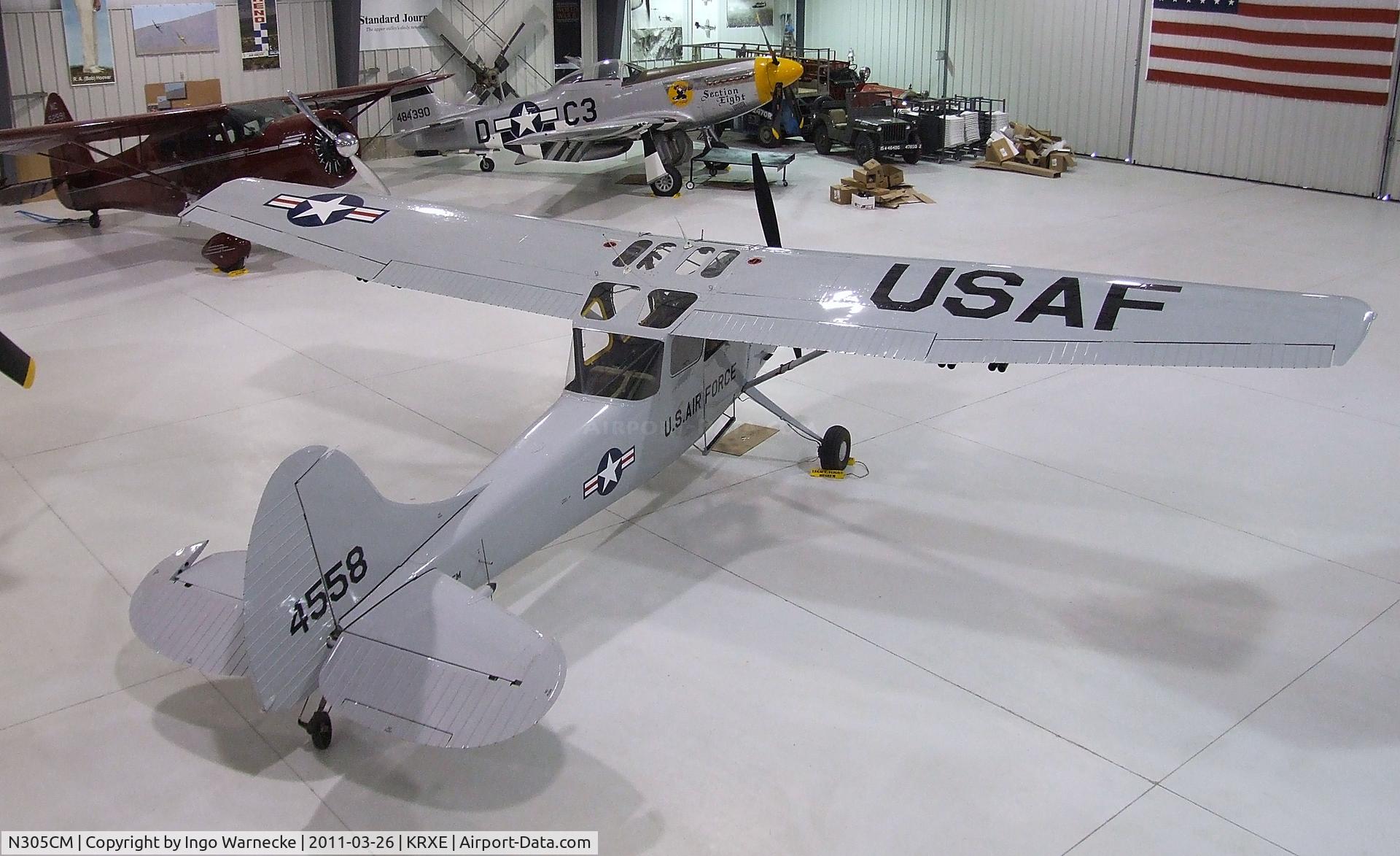 N305CM, 1957 Cessna 305C (0-1E) C/N 24558, Cessna 305C (O-1E Bird Dog) at the Legacy Flight Museum, Rexburg ID