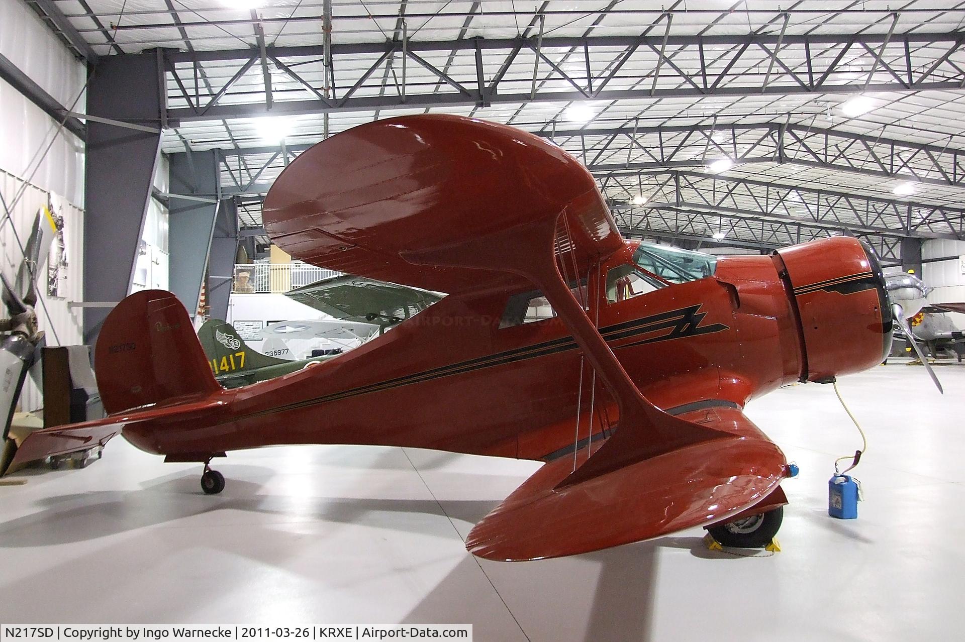 N217SD, 1942 Beech D17S Staggerwing C/N 3098, Beechcraft D17S Staggerwing at the Legacy Flight Museum, Rexburg ID