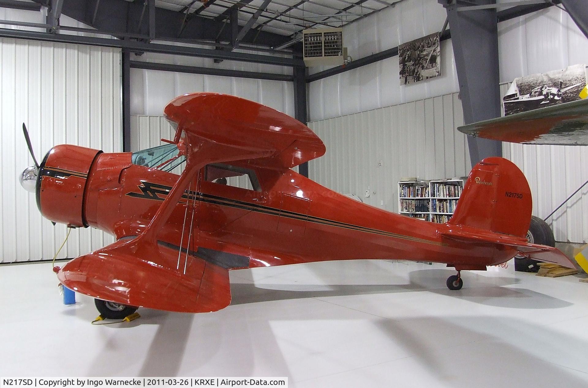 N217SD, 1942 Beech D17S Staggerwing C/N 3098, Beechcraft D17S Staggerwing at the Legacy Flight Museum, Rexburg ID
