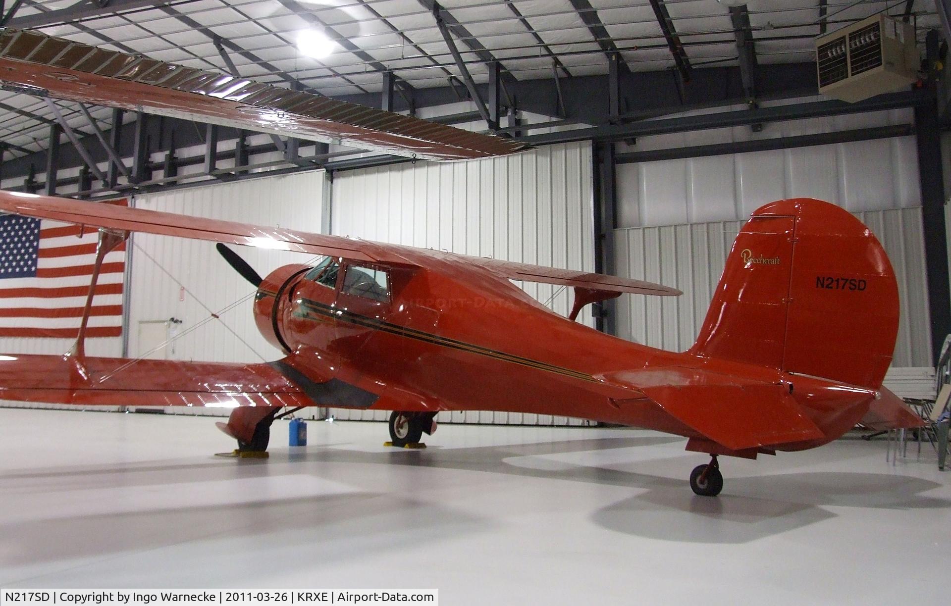 N217SD, 1942 Beech D17S Staggerwing C/N 3098, Beechcraft D17S Staggerwing at the Legacy Flight Museum, Rexburg ID