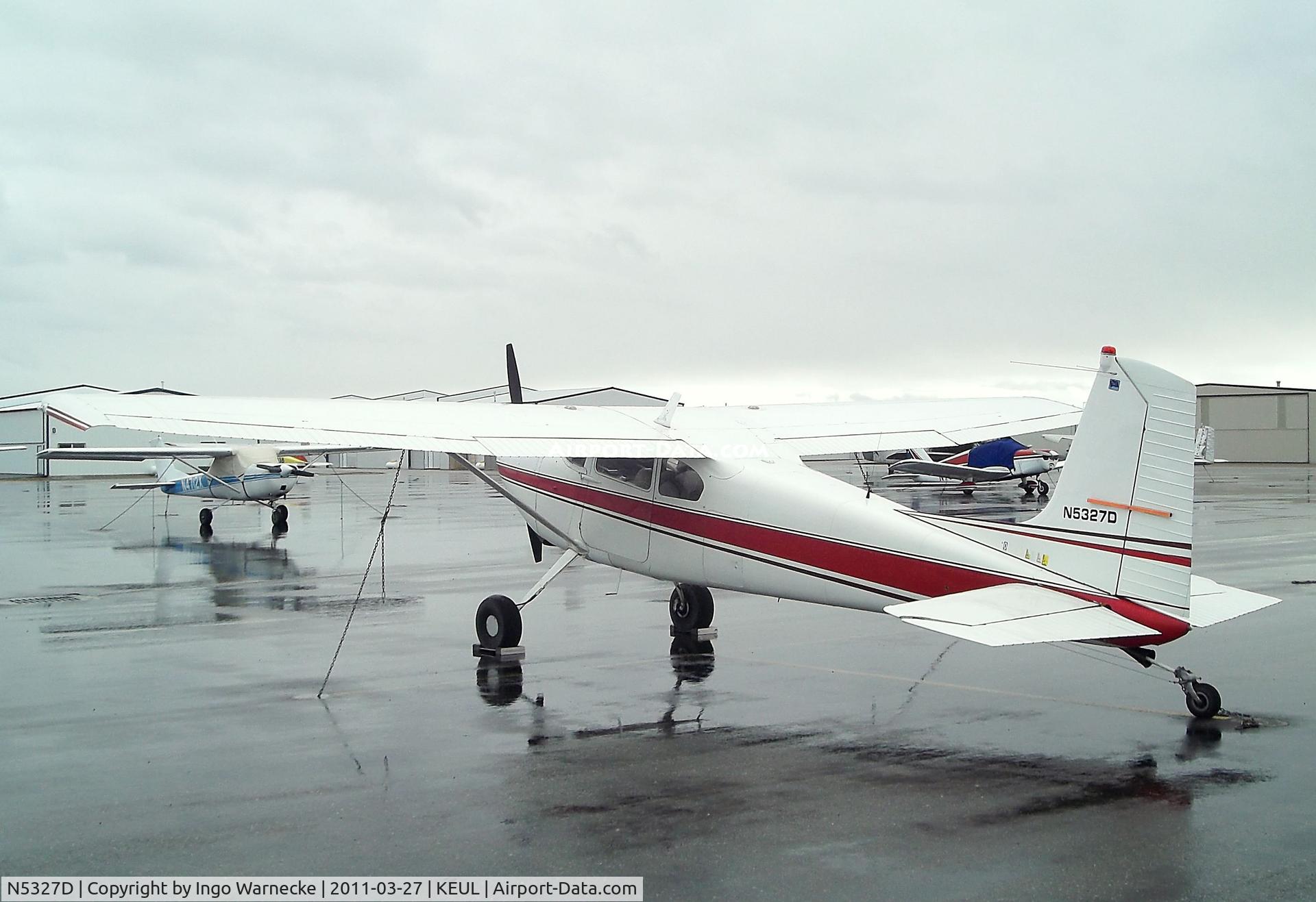 N5327D, 1958 Cessna 180A C/N 50225, Cessna 180A Skywagon at Caldwell Industrial airport, Caldwell ID