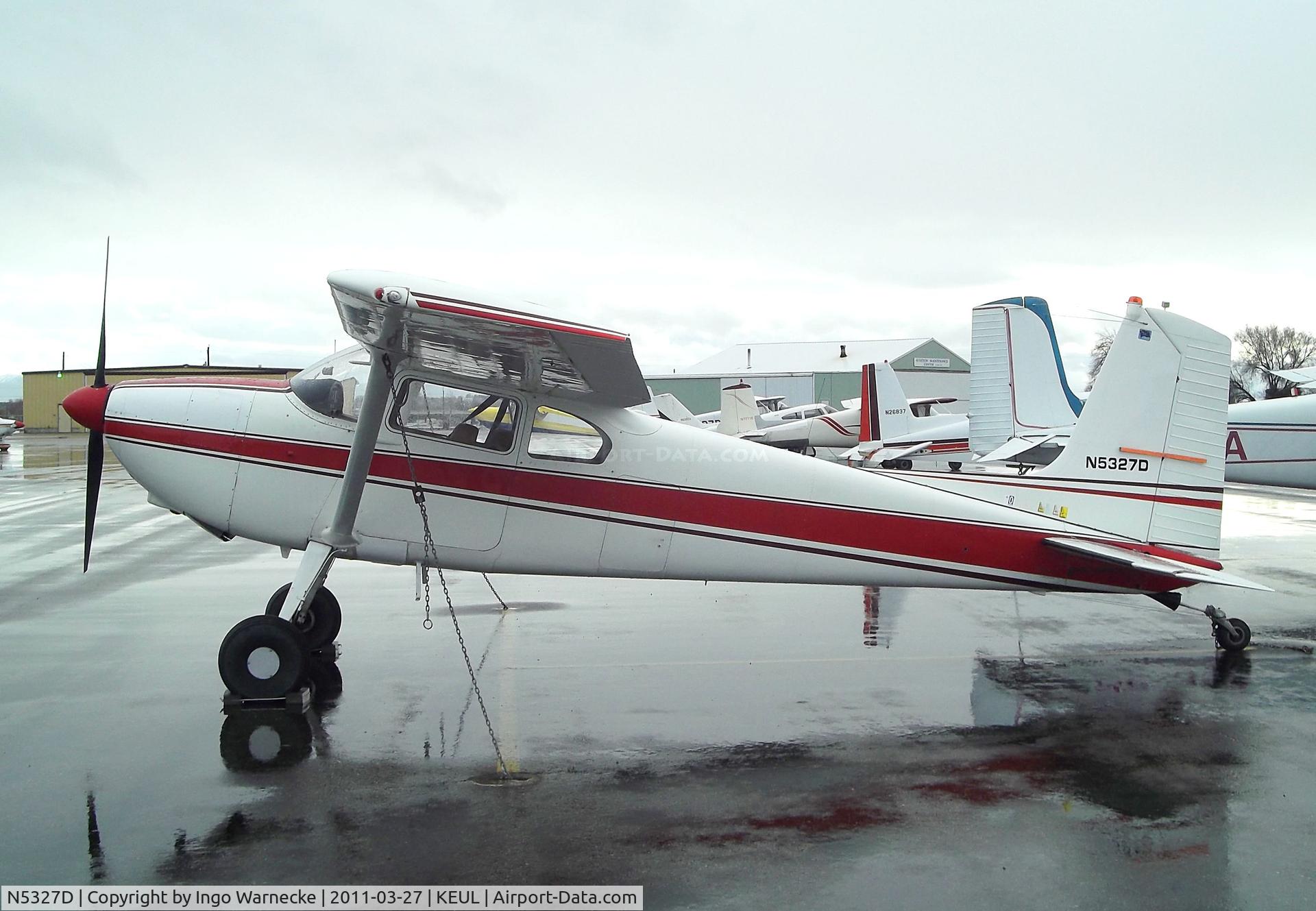 N5327D, 1958 Cessna 180A C/N 50225, Cessna 180A Skywagon at Caldwell Industrial airport, Caldwell ID