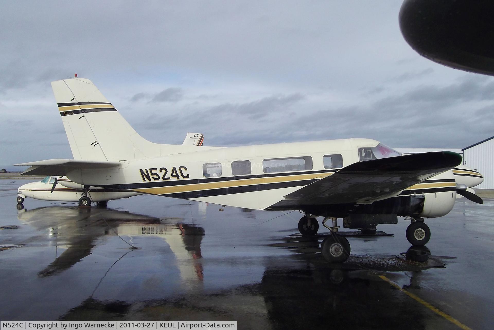 N524C, 1952 Beech C-45H Expeditor C/N AF-523, Beechcraft C-45H Tradewind conversion at Caldwell Industrial airport, Caldwell ID