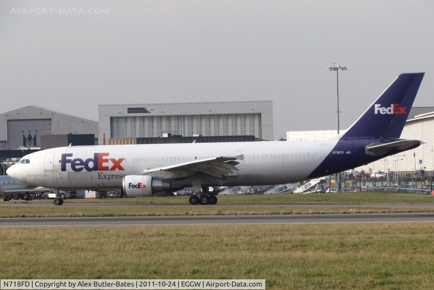 N718FD, 1987 Airbus A300B4-622 C/N 365, 